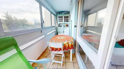Balcon ou terrasse dans l'établissement Le Nautica