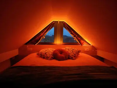 Un ou plusieurs lits dans un hébergement de l'établissement La Maison du Port de Couëron - Appartement Romance
