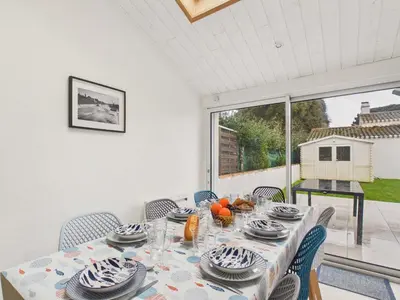 Plan de l'établissement Maison pour 6 avec jardin, centre Noirmoutier