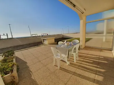 Balcon ou terrasse dans l'établissement SH080-003 - Appartement 2 pièces cabine 4 couchages - SAINT HILAIRE DE RIEZ