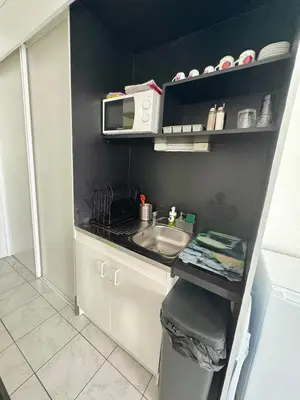Cuisine ou kitchenette dans l'établissement Le Clos de l'Ancien Hôtel - Free parking