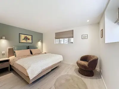 Un ou plusieurs lits dans un hébergement de l'établissement Apartment Le Vent d'Avril by Interhome