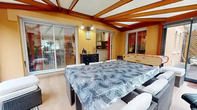Coin salon dans l'établissement La Villa du Rocher Vert