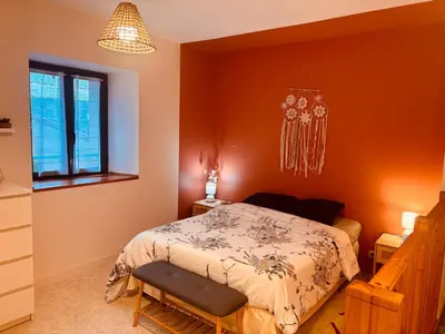 Un ou plusieurs lits dans un hébergement de l'établissement Maison 4 5 pers Cholet PuyduFou Maulevrier