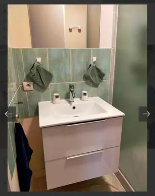 Salle de bains dans l'établissement Maison 4 5 pers Cholet PuyduFou Maulevrier
