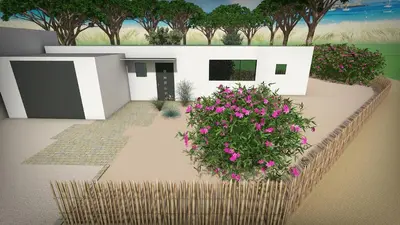 Jardin de l'établissement SCI Familly Bernard