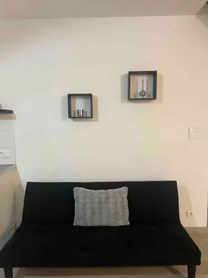 Coin salon dans l'établissement Maison 100m2 chez Gaston