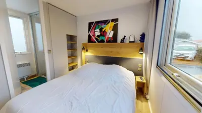 Un ou plusieurs lits dans un hébergement de l'établissement La Cabane de Besse