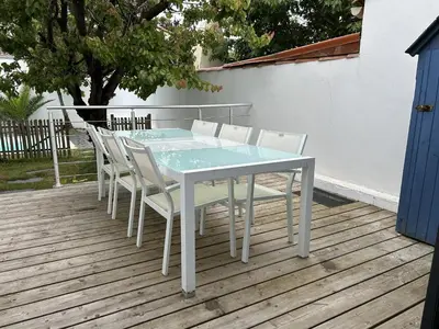 Balcon ou terrasse dans l'établissement La Villa Estran