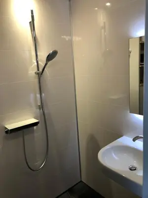 Salle de bains dans l'établissement Charmant hébergement non fumeur au calme près de Nantes