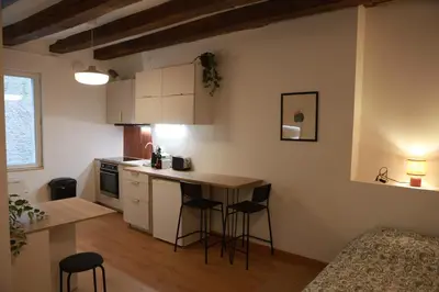 Cuisine ou kitchenette dans l'établissement Les Écuries - Studio Hyper Centre & Bouffay
