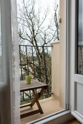 Balcon ou terrasse dans l'établissement Cozy Apartment Nantes Polyclinic Zenith