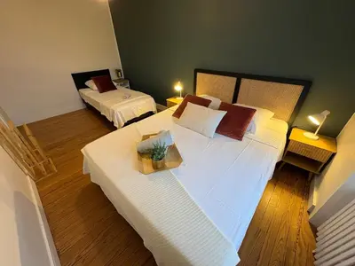 Un ou plusieurs lits dans un hébergement de l'établissement Nid des Hirondelles Gîte cozy terrasse & parking proche du Puy duFou