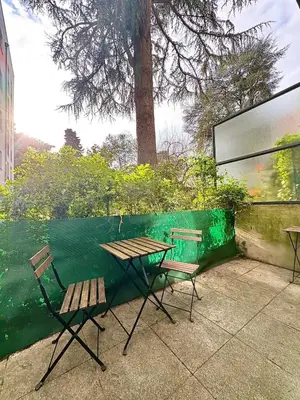 Jardin de l'établissement Lumineux T3 avec Terrasse au Cœur de Nantes