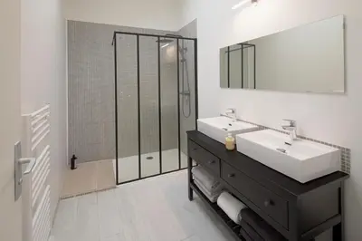 Salle de bains dans l'établissement La Nobilière - Proche Nantes