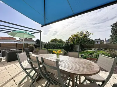 Balcon ou terrasse dans l'établissement Holiday Home Briasel by Interhome