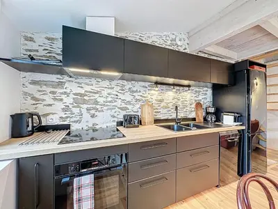 Cuisine ou kitchenette dans l'établissement Apartment Le Saint Gilles by Interhome