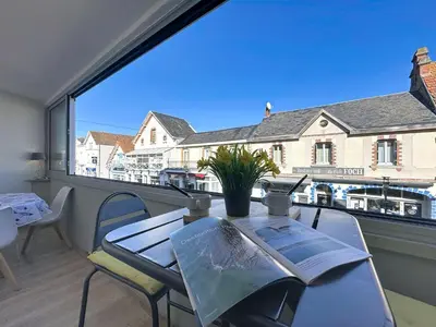 Balcon ou terrasse dans l'établissement Apartment Résidence de la Mer-2 by Interhome