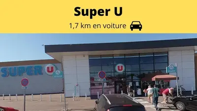 Supermarché ou boutique de la maison de vacances ou à proximité
