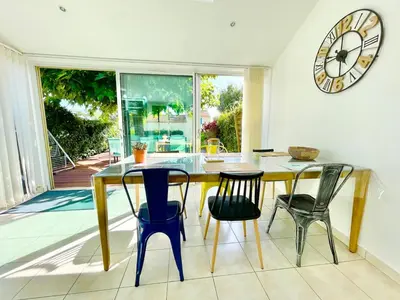 Piscine de l'établissement Maison plage à pied avec piscine - Terrasse privée ou située à proximité