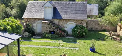 Jardin de l'établissement Gite la Berlotte
