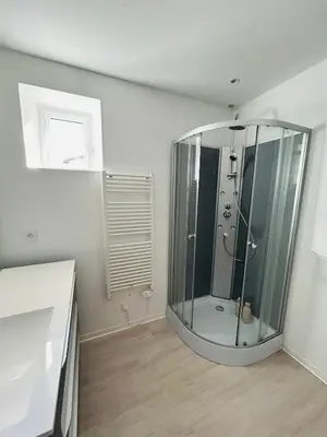 Salle de bains dans l'établissement Appartement cosy