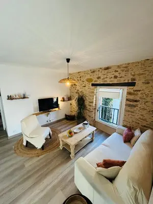 Télévision ou salle de divertissement dans l'établissement Appartement cosy