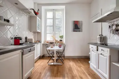 Cuisine ou kitchenette dans l'établissement Orphée - proche des Marchines de Lile
