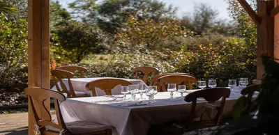 Jardin de l'établissement Domaine Chantoiseau