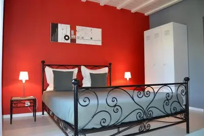 Un ou plusieurs lits dans un hébergement de l'établissement Le Logis De Saint-Martin