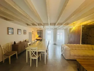 Coin salon dans l'établissement Villa Bella