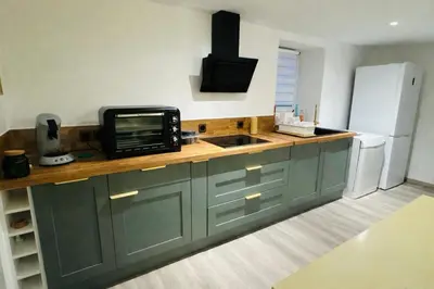 Cuisine ou kitchenette dans l'établissement Villa Bella