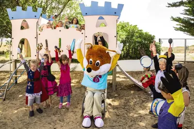Enfants séjournant dans l'établissement Belambra Clubs Saint-Jean-de-Monts - Les Grands Espaces