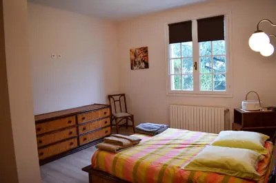 Un ou plusieurs lits dans un hébergement de l'établissement Gîte Nolan