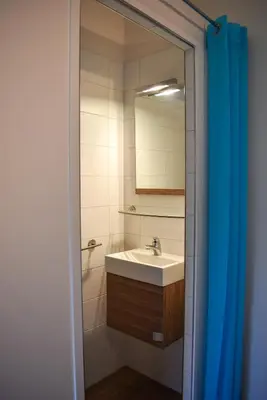 Salle de bains dans l'établissement Gîte Nolan