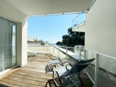 Balcon ou terrasse dans l'établissement Alliance Pornic Hôtel Thalasso & Spa