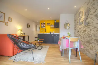 Coin salon dans l'établissement Le 22 grand rue