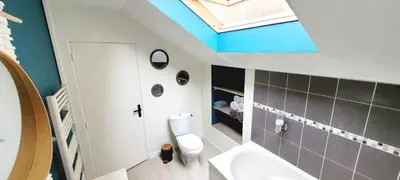 Salle de bains dans l'établissement Appartement de Charme - Centre Ville