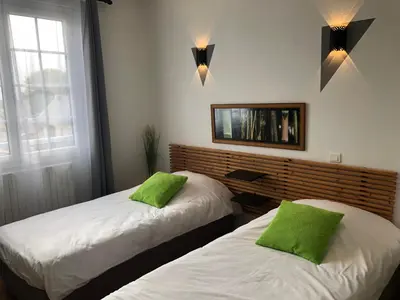 Un ou plusieurs lits dans un hébergement de l'établissement Auberge Armoricaine