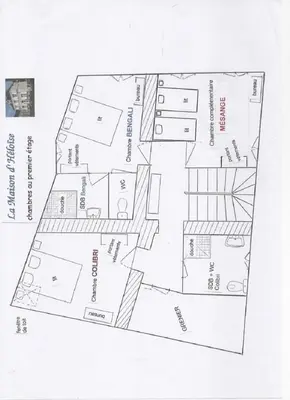 Plan de l'établissement La Maison d'Héloïse