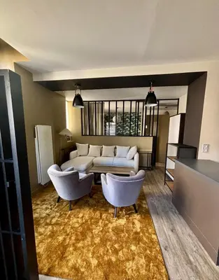 Coin salon dans l'établissement Au Saint Martin
