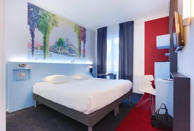 Un ou plusieurs lits dans un hébergement de l'établissement ibis Styles Nantes Centre Gare