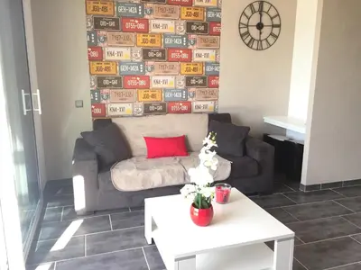 Coin salon dans l'établissement Maison Landreau