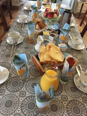 Nourriture dans le B&B/chambre d'hôtes ou à proximité