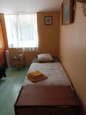 Un ou plusieurs lits dans un hébergement de l'établissement Chez Pierre et Caroline