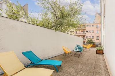 Balcon ou terrasse dans l'établissement Appart'City Classic Nantes Quais de Loire