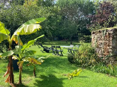 Jardin de l'établissement Gîte la peille