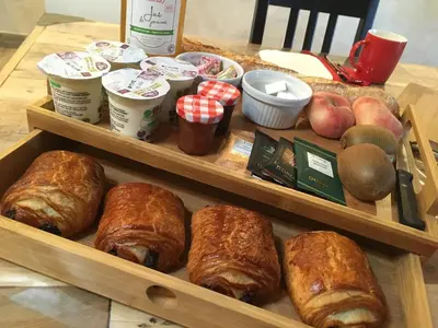 Nourriture dans la maison de vacances ou à proximité