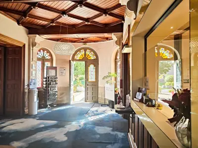 Un ou plusieurs lits dans un hébergement de l'établissement Hotel Château de la Barbinière