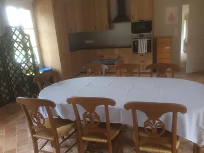Cuisine ou kitchenette dans l'établissement Le Gite du Grand Saulaie